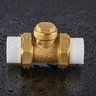 Load image into Gallery viewer, 黄铜单向阀 PPR双活接止回阀卧式逆止阀dn20止水阀水力控制阀门 'Brass check valve PPR double union check valve horizontal check valve dn20 water stop valve hydraulic control valve'