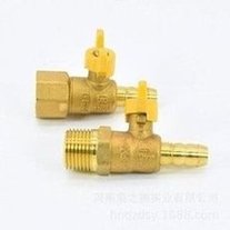 Load image into Gallery viewer, 杰克龙燃气尖嘴灶前阀内外螺纹胶管球阀直嘴然气煤气阀4分dn15 'Jacklong gas pointed nozzle stove front valve internal and external thread rubber hose ball valve straight nozzle natural gas valve 4 points dn15'