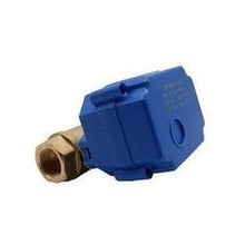 Load image into Gallery viewer, 厂家微型电动球阀DN15 学校水控机4分常闭黄铜球阀 电磁阀水阀 'Manufacturer's miniature electric ball valve DN15 school water control machine 4-point normally closed brass ball valve solenoid valve water valve'