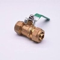 Load image into Gallery viewer, 1216铝塑管铜球阀4分卡套式1620太阳能热水器阀门6分燃气地暖开关 '1216 aluminum-plastic pipe copper ball valve 4 points ferrule type 1620 solar water heater valve 6 points gas floor heating switch'