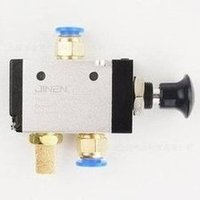 Load image into Gallery viewer, 气动手拉阀3R210-08二位三通手推阀一进两出控制阀铝质质保一年 'Pneumatic manual pull valve 3R210-08 two-position three-way manual push valve, one inlet and two outlet control valve, aluminum quality warranty for one year'