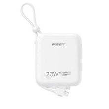 Load image into Gallery viewer, 品胜10000毫安自带线充电宝20W快充PD大容量超薄小巧便携移动电源 'Pinsheng 10000mA self-wired charging treasure 20W fast-charging PD large-capacity ultra-thin portable mobile power supply'