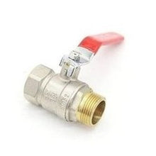 Load image into Gallery viewer, 包邮铜阀门黄铜球阀4分内外螺纹直通两片式锻压6分 1寸内外丝球阀 'Coated copper valve brass ball valve 4 points internal and external thread straight-through two-piece forged 6 points 1 inch internal and external thread ball valve'