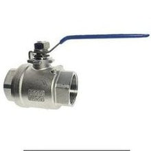 Load image into Gallery viewer, 304不锈钢球阀两片式二片式丝扣内螺纹阀门4分6分1寸一寸dn25 50 '304 stainless steel ball valve two-piece two-piece threaded internal thread valve 4 points 6 points 1 inch 1 inch dn25 50'