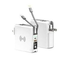 Load image into Gallery viewer, 跨境充电宝自带线快充10000毫安美规迷你移动电源powerbank批发 'Powerbank wholesale of cross-border charging bank's own line, quick-charging 10000 milliampere US standard mini mobile power supply'