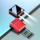 Load image into Gallery viewer, 迷你自带线大容量充电宝20000毫安数显快充手机移动电源礼品LOGO 'Mini built-in cable large-capacity charger 20000 mA digital display fast-charging mobile phone mobile power gift LOGO'