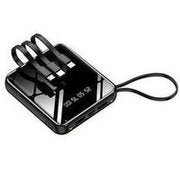 Load image into Gallery viewer, 迷你自带线充电宝批发 20000毫安小巧便携镜面移动电源礼品定制 'Wholesale 20000 mA small portable mirror mobile power supply gift customization'