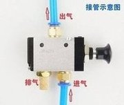 Load image into Gallery viewer, 气动手拉阀3R210-08二位三通手推阀一进两出控制阀铝质质保一年 'Pneumatic manual pull valve 3R210-08 two-position three-way manual push valve, one inlet and two outlet control valve, aluminum quality warranty for one year'