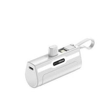 Load image into Gallery viewer, 新款5000毫安口袋无线胶囊充电宝小巧便携移动电源充电宝迷你快充 'New 5000mA pocket wireless capsule charging treasure Small portable mobile power charging treasure Mini fast charging'