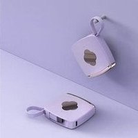 Load image into Gallery viewer, 私模超薄迷你充电宝自带线可爱便携移动电源应急充5000毫安礼品 'Private model ultra-thin mini charging bag with line cute portable mobile power supply emergency charging 5000 mA gift'