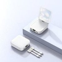 Load image into Gallery viewer, 化妆镜充电宝女20000毫安自带线快充小巧便携移动电源可制定logo 'Cosmetic mirror charging treasure female 20000 mA with cable, fast charging, compact and portable mobile power supply, logo can be developed'