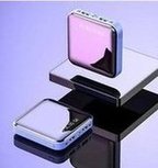 Load image into Gallery viewer, 数显自带四线20000mAh移动电源迷你便携式手机充电宝礼品定制LOGO 'The digital display comes with four lines of 20000mAh mobile power supply, mini portable mobile phone charger gift customized LOGO'