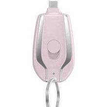 Load image into Gallery viewer, 创意钥匙扣充电宝批发无线便携1500毫安应急电源伸缩小型移动电源 'Creative Keychain Charger Wholesale Wireless Portable 1500mA Emergency Power Supply Telescopic Small Mobile Power Supply'