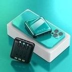 Load image into Gallery viewer, 批发充电宝轻薄大容量20000毫安快充自带线移动电源礼品logo定 制 'Wholesale charging treasure light, thin, large-capacity 20000 milliampere, quick-charge, self-contained cable, mobile power supply gift logo customization'