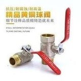 Load image into Gallery viewer, 包邮铜阀门黄铜球阀4分内外螺纹直通两片式锻压6分 1寸内外丝球阀 'Coated copper valve brass ball valve 4 points internal and external thread straight-through two-piece forged 6 points 1 inch internal and external thread ball valve'