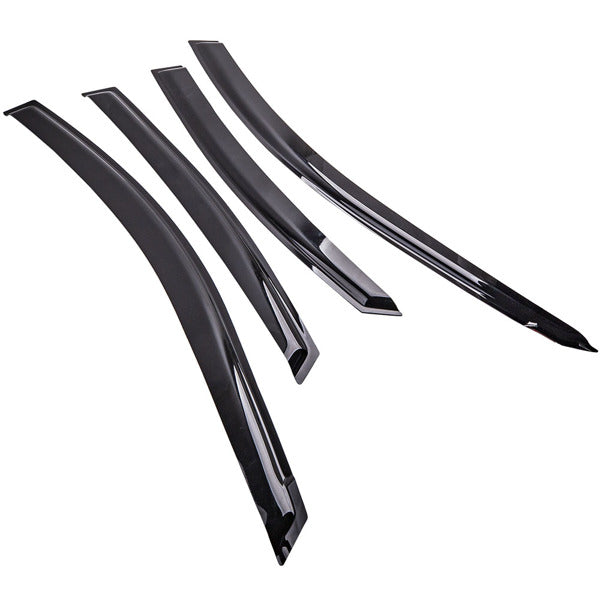 ETSG 车窗雨眉4Pcs Weathershield Window Visor Sun Rain Guard Vent Shade fit for Hyundai Accent Sedan 2012-2017 4Pcs Weathershield Window Visor Sun Rain Guard Vent Shade fit for Hyundai Accent Sedan 2012-2017