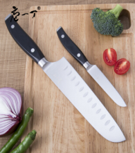 ETSG 7寸三德刀&3.5寸果皮刀产品重量：186g+75g7-inch Sande knife & 3.5-inch peel knife product weight: 186g + 75g