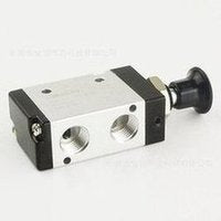 Load image into Gallery viewer, 气动手拉阀3R210-08二位三通手推阀一进两出控制阀铝质质保一年  'Pneumatic manual pull valve 3R210-08 two-position three-way manual push valve, one inlet and two outlet control valve, aluminum quality warranty for one year'
