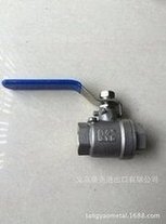 Load image into Gallery viewer, 304不锈钢二片式球阀 316两片式内螺纹球阀 直通式重型全钢阀门  '304 stainless steel two-piece ball valve 316 two-piece internal thread ball valve straight-through heavy-duty all-steel valve'
