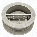 Load image into Gallery viewer, 蝶式止回阀对夹式蝶形止回阀单向阀不锈钢双瓣止回阀 逆止阀dn100  'Butterfly check valve wafer butterfly check valve check valve stainless steel double-disc check valve check valve dn100'
