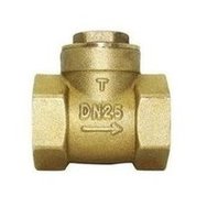 Load image into Gallery viewer, 批发内螺纹dn15加厚单向逆止阀 水表前4分6分1寸黄铜卧式止回阀  'Wholesale internal thread dn15 thickened one-way check valve, front of water meter, 4 minutes 6 minutes 1 inch brass horizontal check valve'
