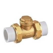 Load image into Gallery viewer, 黄铜单向阀 PPR双活接止回阀卧式逆止阀dn20止水阀水力控制阀门  'Brass check valve PPR double union check valve horizontal check valve dn20 water stop valve hydraulic control valve'
