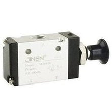 Load image into Gallery viewer, 气动手拉阀3R210-08二位三通手推阀一进两出控制阀铝质质保一年  'Pneumatic manual pull valve 3R210-08 two-position three-way manual push valve, one inlet and two outlet control valve, aluminum quality warranty for one year'
