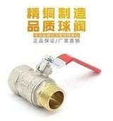 Load image into Gallery viewer, 包邮铜阀门黄铜球阀4分内外螺纹直通两片式锻压6分 1寸内外丝球阀  'Coated copper valve brass ball valve 4 points internal and external thread straight-through two-piece forged 6 points 1 inch internal and external thread ball valve'
