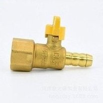 Load image into Gallery viewer, 杰克龙燃气尖嘴灶前阀内外螺纹胶管球阀直嘴然气煤气阀4分dn15  'Jacklong gas pointed nozzle stove front valve internal and external thread rubber hose ball valve straight nozzle natural gas valve 4 points dn15'
