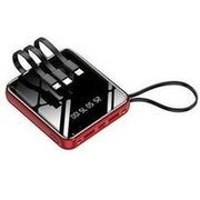 Load image into Gallery viewer, 迷你自带线充电宝批发 20000毫安小巧便携镜面移动电源礼品定制  'Wholesale 20000 mA small portable mirror mobile power supply gift customization'
