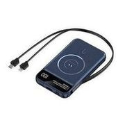 Load image into Gallery viewer, 跨境电商新品磁吸10000mAh手机充电宝自带双线可拆便携式移动电源  'Cross-border e-commerce new product magnetic absorption 10000mAh mobile phone charging bank with dual-line removable portable power supply'
