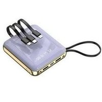 Load image into Gallery viewer, 迷你自带线充电宝批发 20000毫安小巧便携镜面移动电源礼品定制  'Wholesale 20000 mA small portable mirror mobile power supply gift customization'
